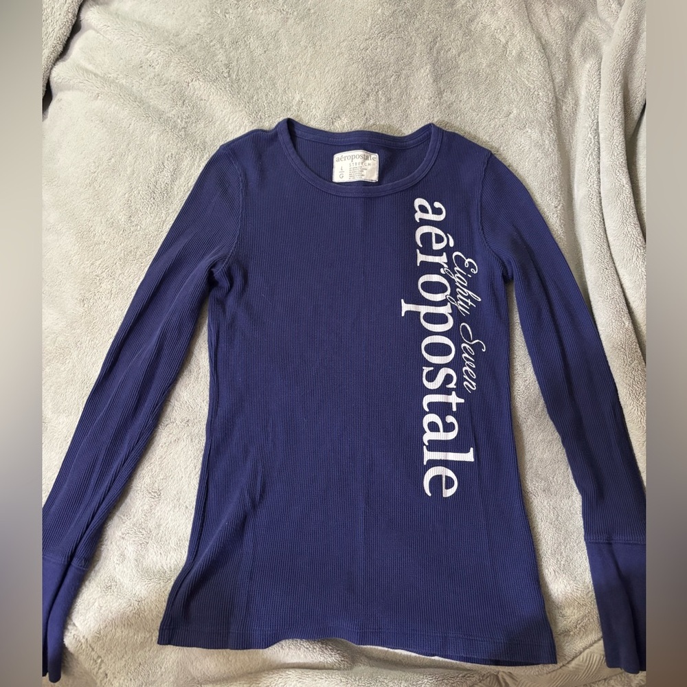 Vintage Aeropostale Fitted Graphic Long Sleeve